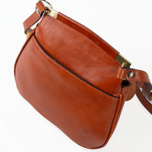 Patricia Nash Cinnamon Hand Cut Tooled Collection Veneto Floral Crossbod… - Picture 7 of 15